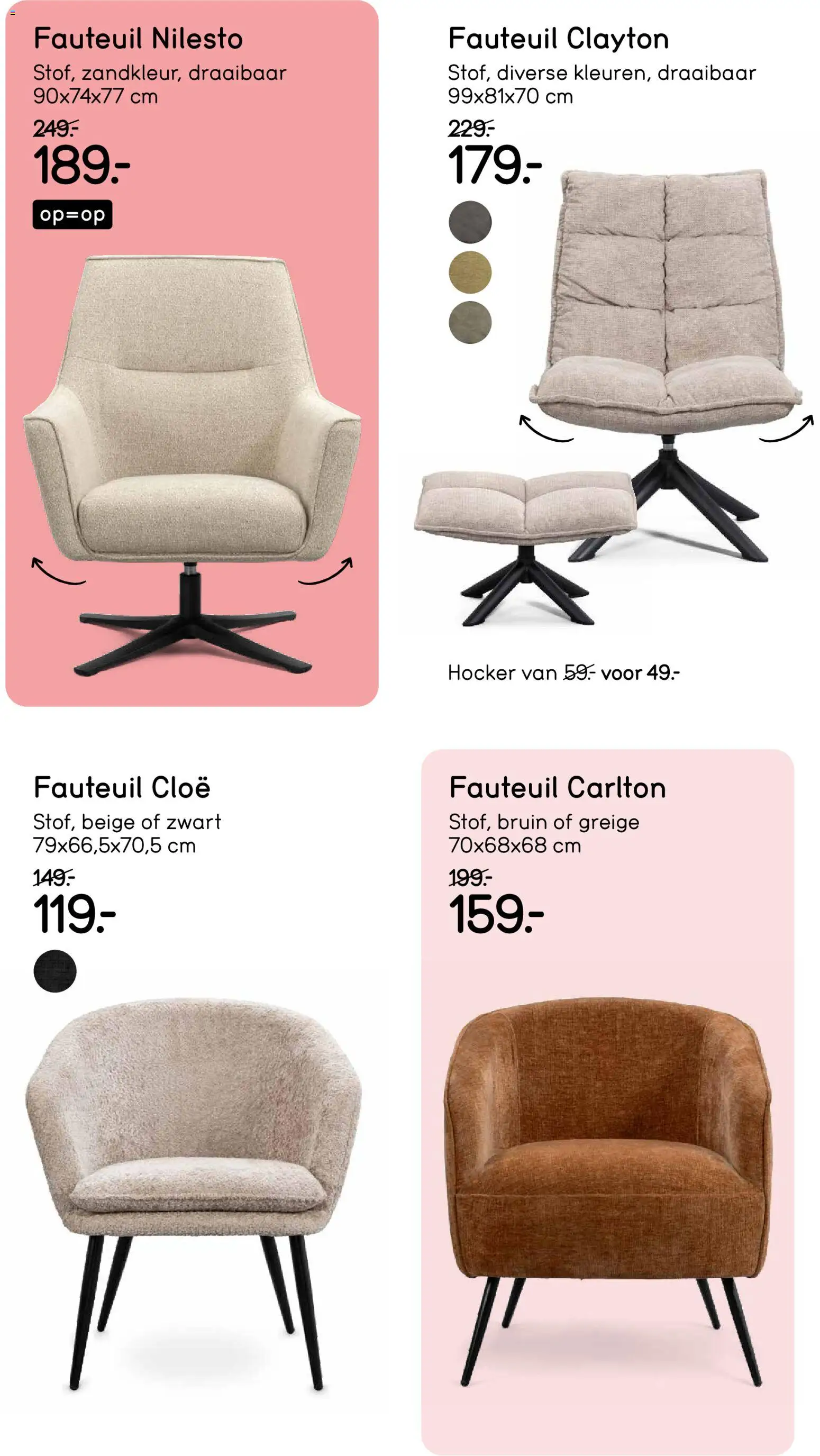 {H1} | Pagina: 6 | Producten: Fauteuil