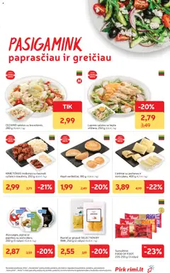 Rimi akcijos nuo 16.09.2025 | Puslapis: 13 | Prekių: Salotos, Jautienos, Sumuštinis