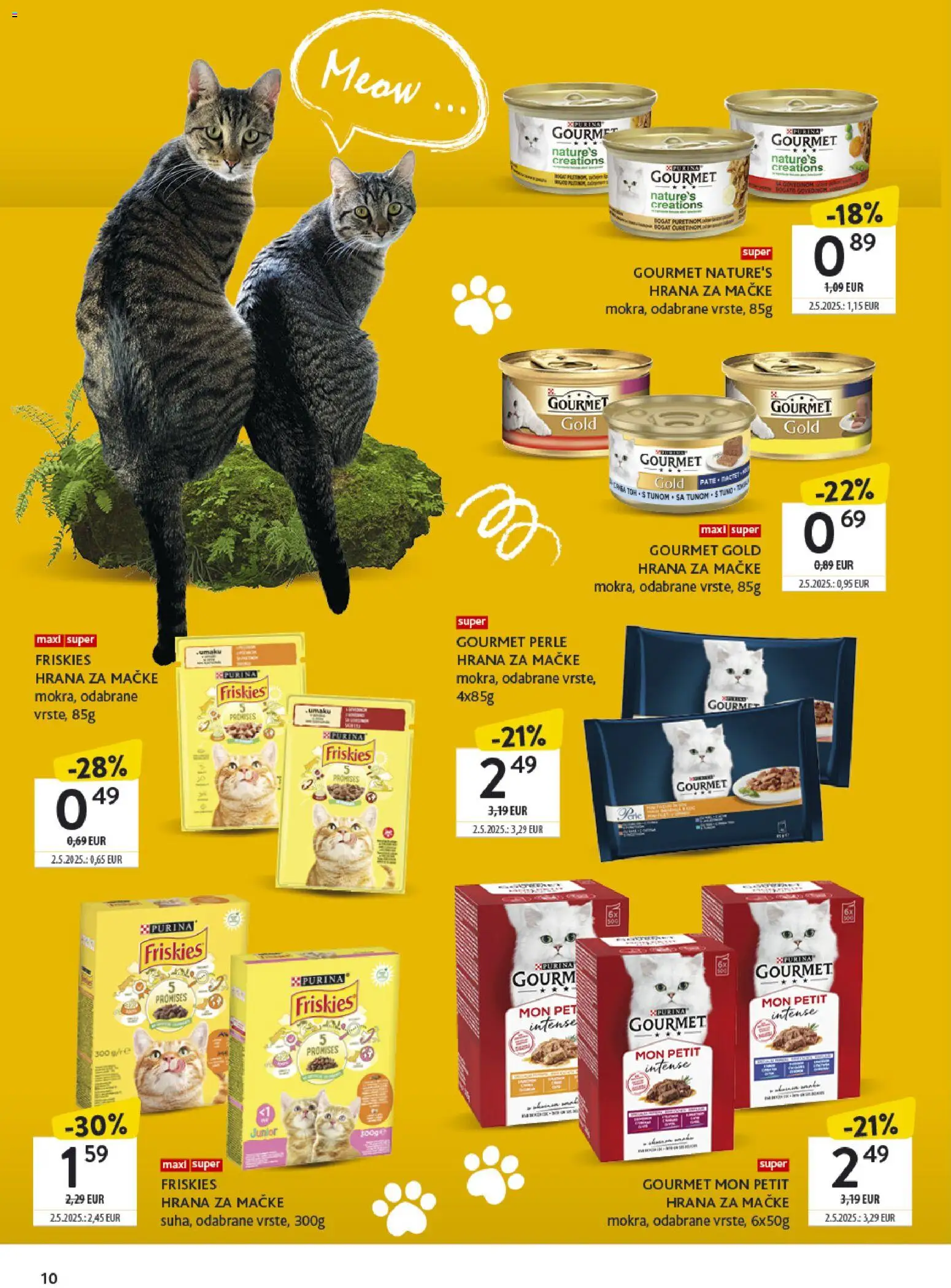 Konzum katalog | vrijedi od 13.04.2026 | Stranica: 10 | Proizvodi: Hrana za mačke