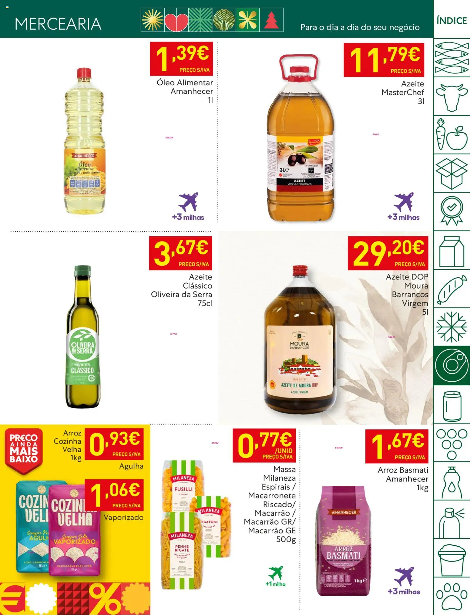 Recheio folheto │ válido de 18.11.2025 | Página: 19 | Produtos: Milaneza, Óleo, Macarrão, Massa