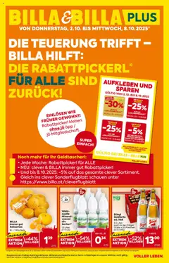 Billa Flugblatt - Salzburg ab 02.10.2025 gültig
