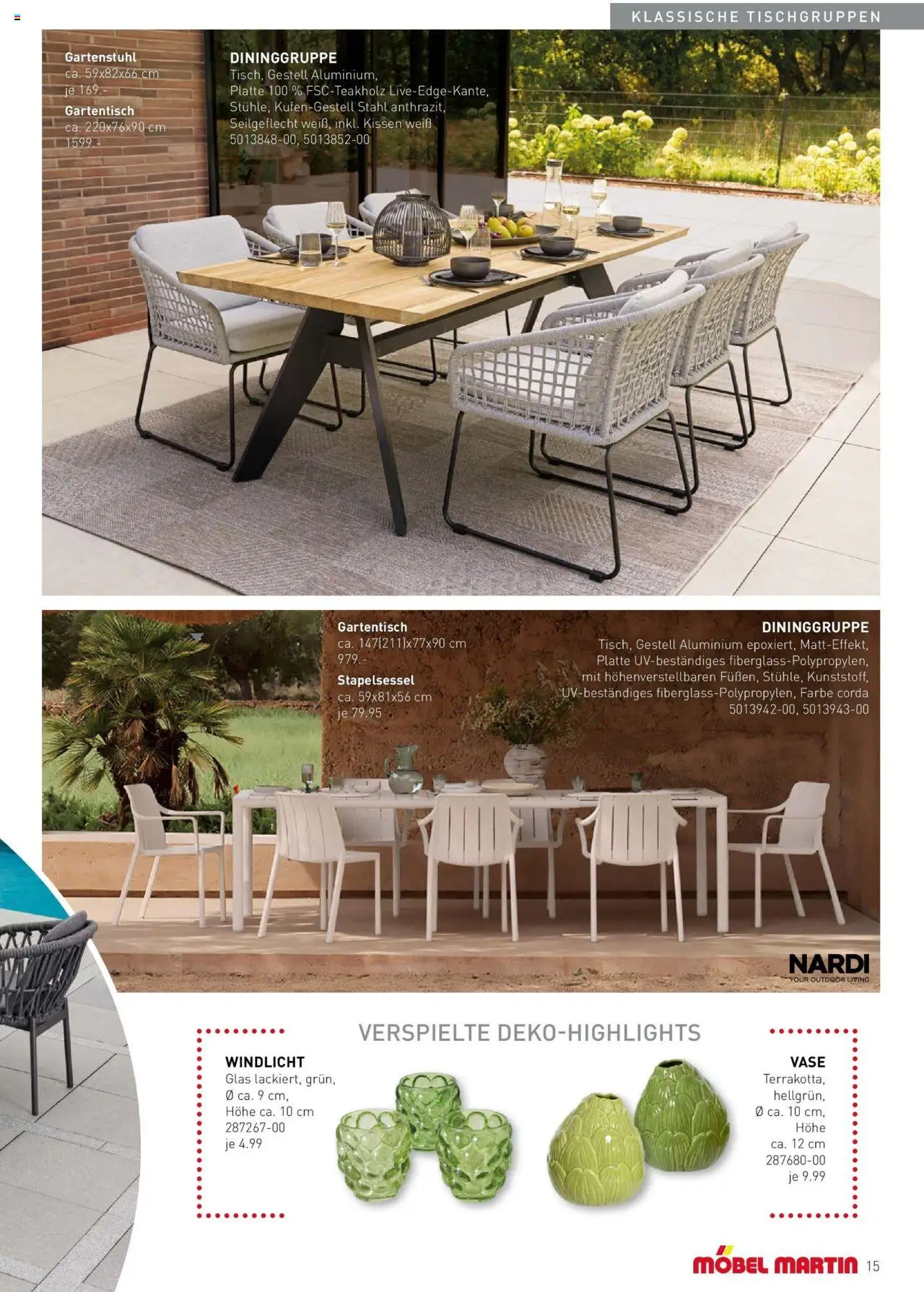 Möbel Martin Wohnfühl-Garten - gültig ab dem 04.03.2025 | Seite: 15 | Produkte: Kissen, Vase