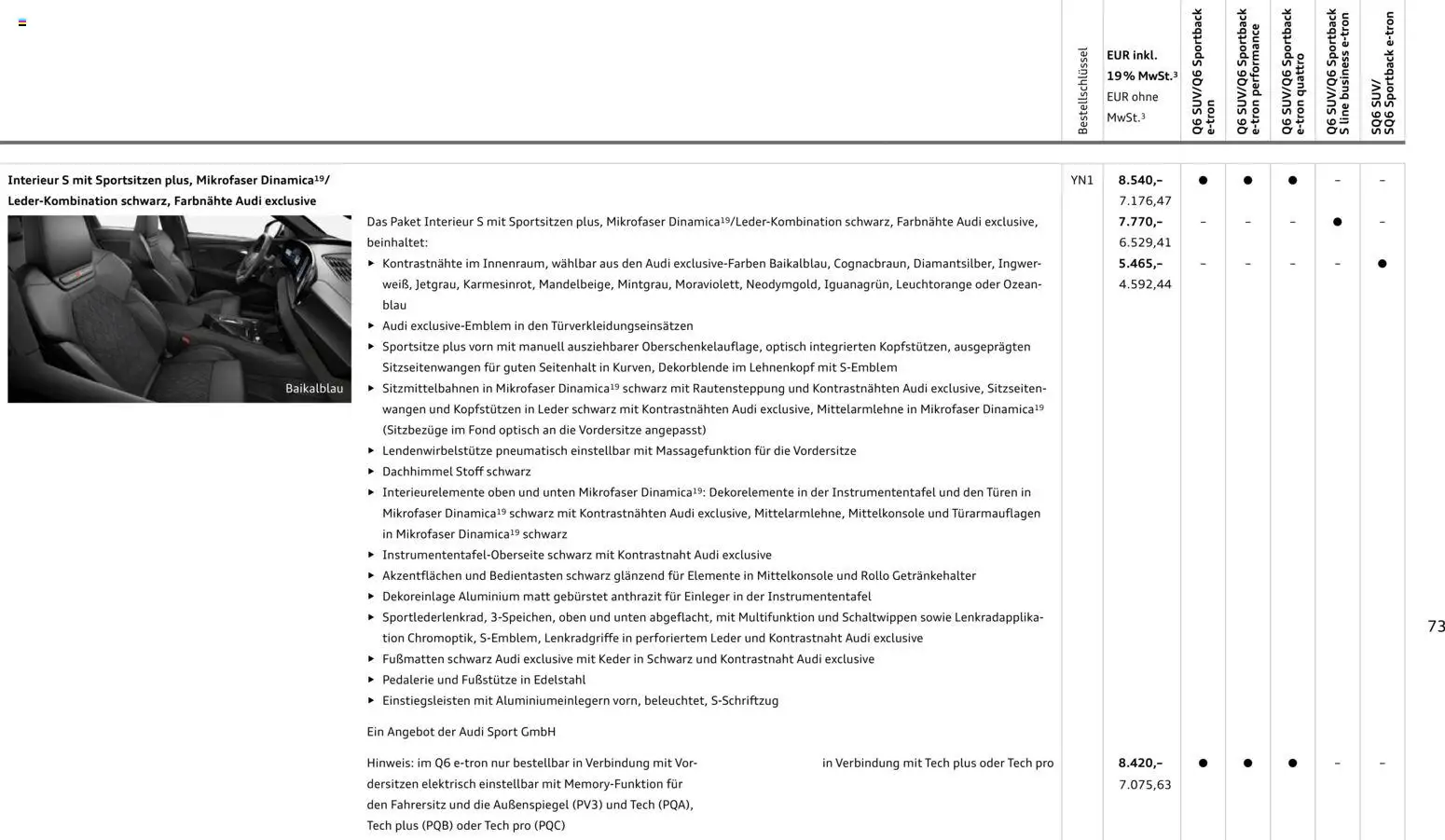 Audi Prospekt 	 – gültig ab 28.10.2025 | Seite: 73