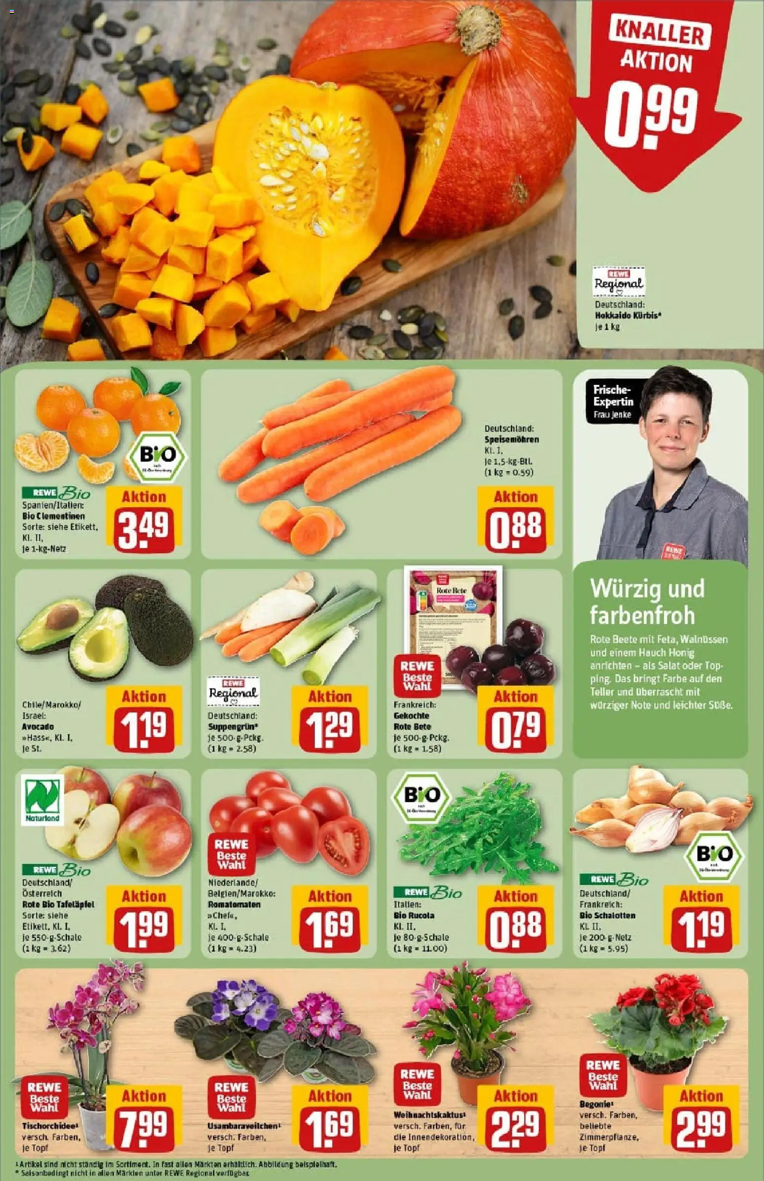 Rewe prospekt Euskirchen	 – gültig ab 26.10.2025 | Seite: 9 | Produkte: Top, Rucola, Rote Beete, Salat