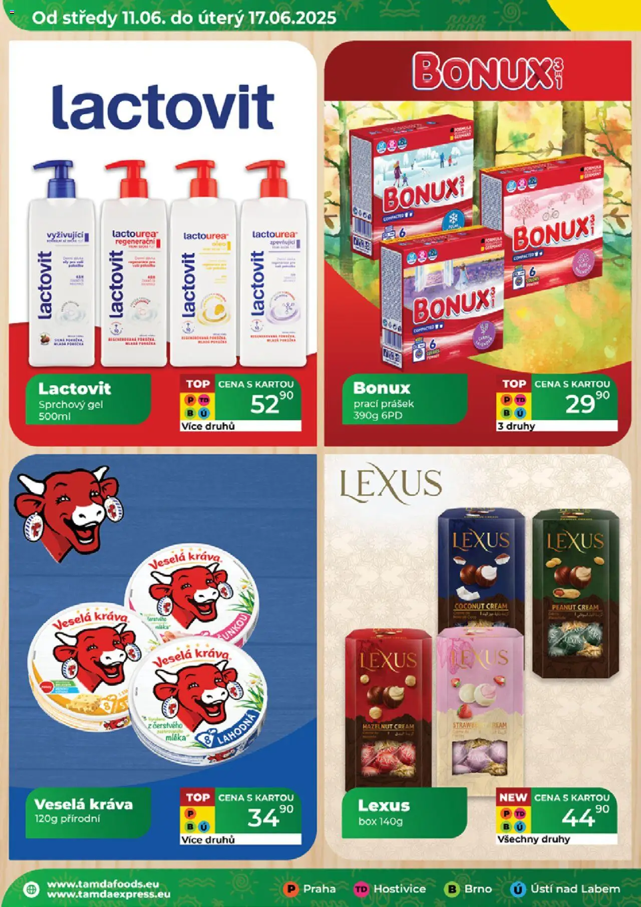 Tamda Foods leták od 11.06.2025 | Strana: 22 | Produkty: Sprchový gel, Prací Prášek, Lactovit, Bonux