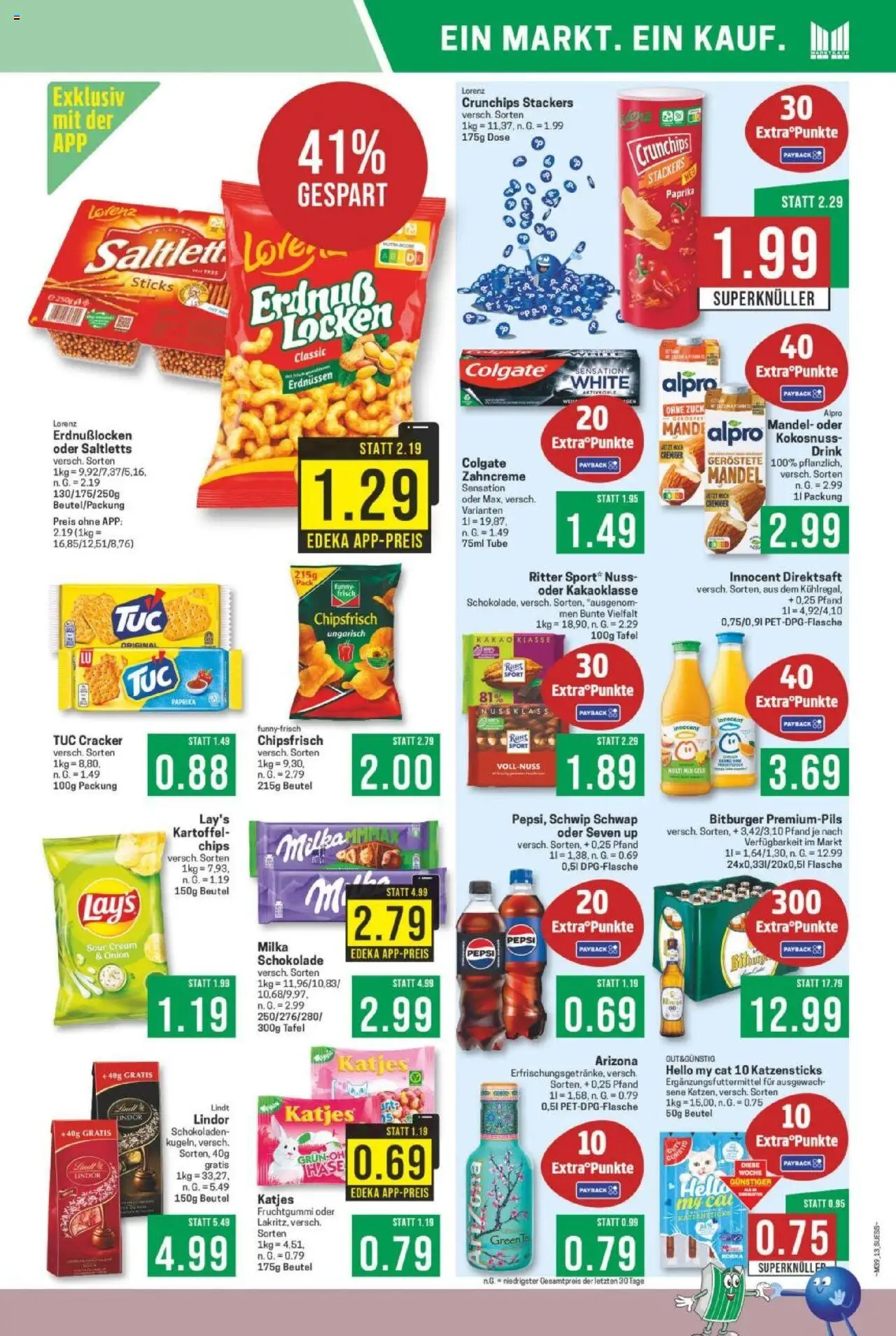 Marktkauf Prospekt 	 – gültig ab 22.09.2025 | Seite: 13 | Produkte: Katjes, Alpro, Paprika, Lindt