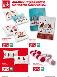 Kik katalog akcije – veljaven od 13.10.2025 | Stran: 6 | Izdelki: Prevleka, Blazina, Odeja