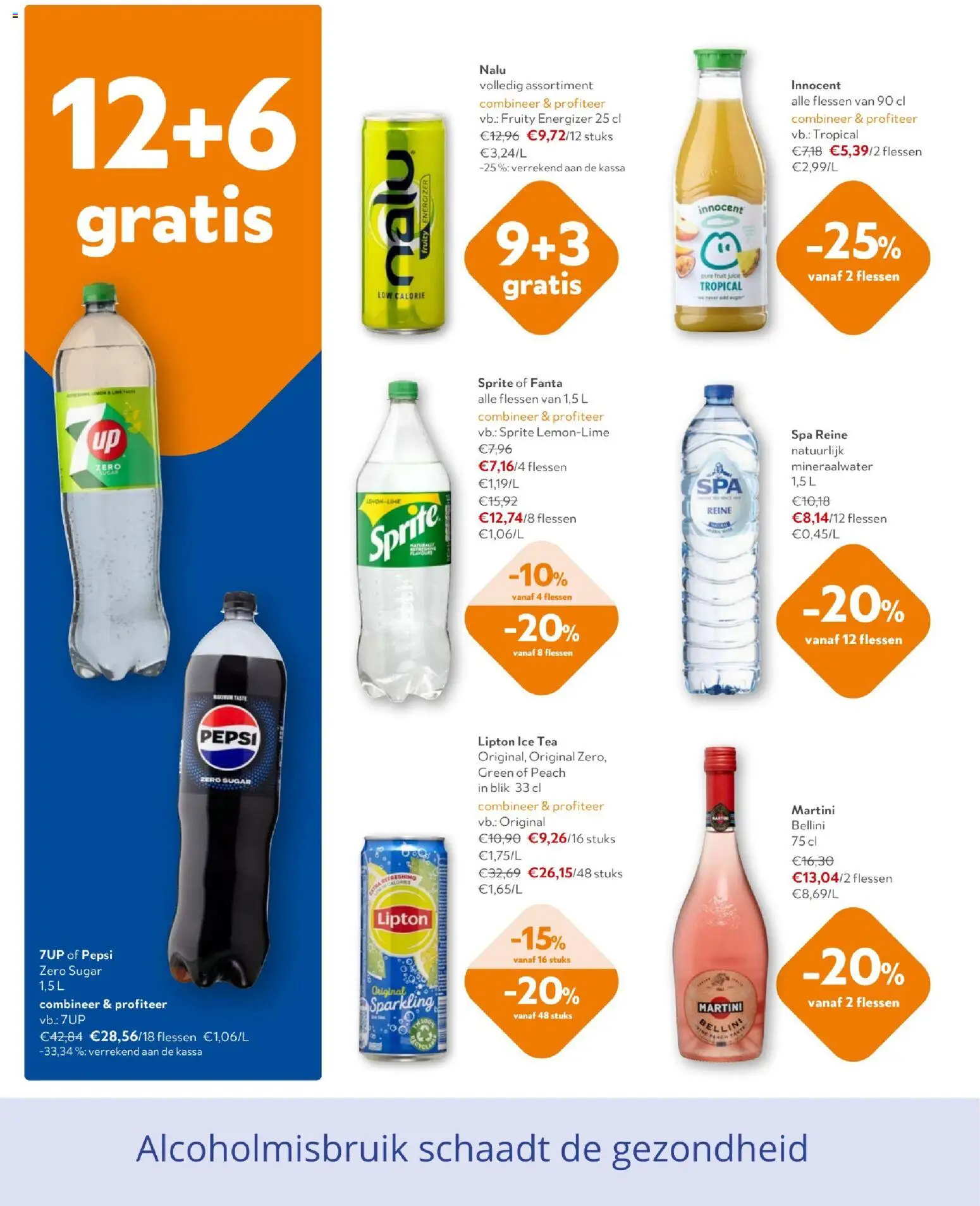 {H1} | Pagina: 18 | Producten: Sprite, 7up, Saláta mix, Fruit