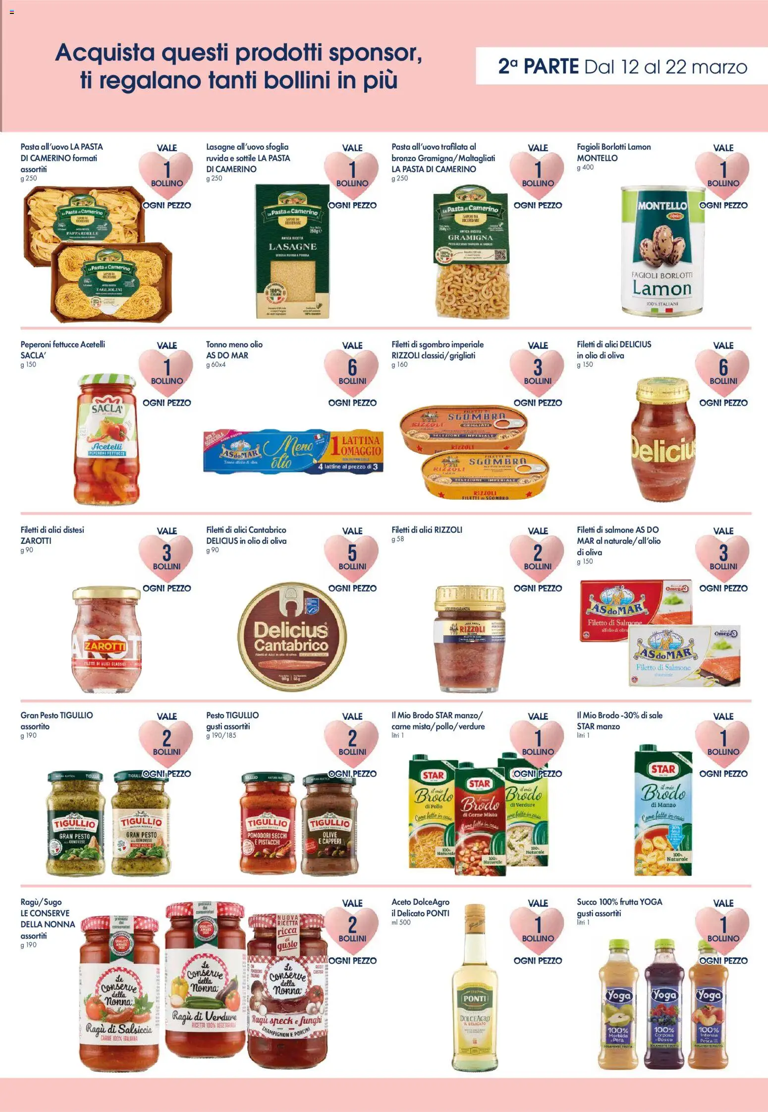 Volantino Famila del 12.03.2026 | Pagina: 9 | Prodotti: Verdure, Sale, Salsiccia, Pesca