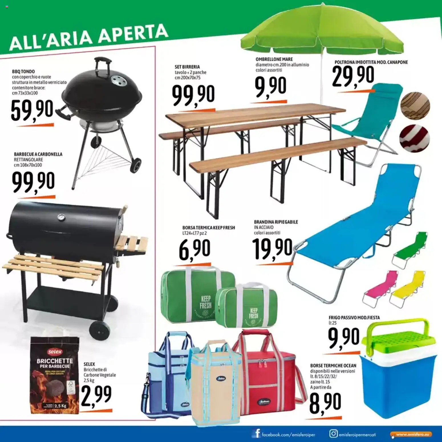 Volantino Emisfero del 20.04.2026 | Pagina: 29 | Prodotti: Barbecue, Zaino, Borsa termica, Alluminio