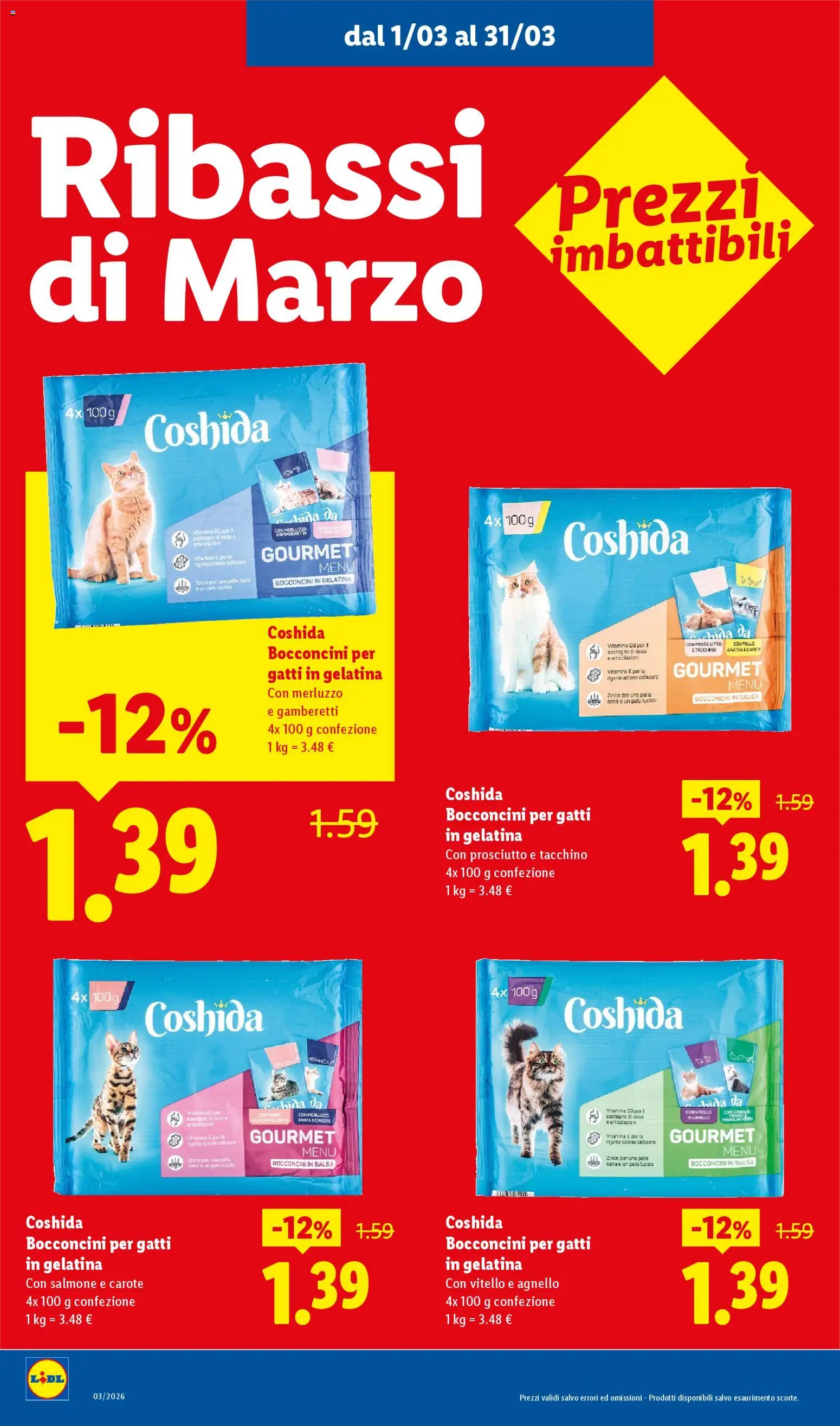 Volantino Lidl del 01.03.2026 | Pagina: 16 | Prodotti: Cellulare, Salmone, Prosciutto, Vitello