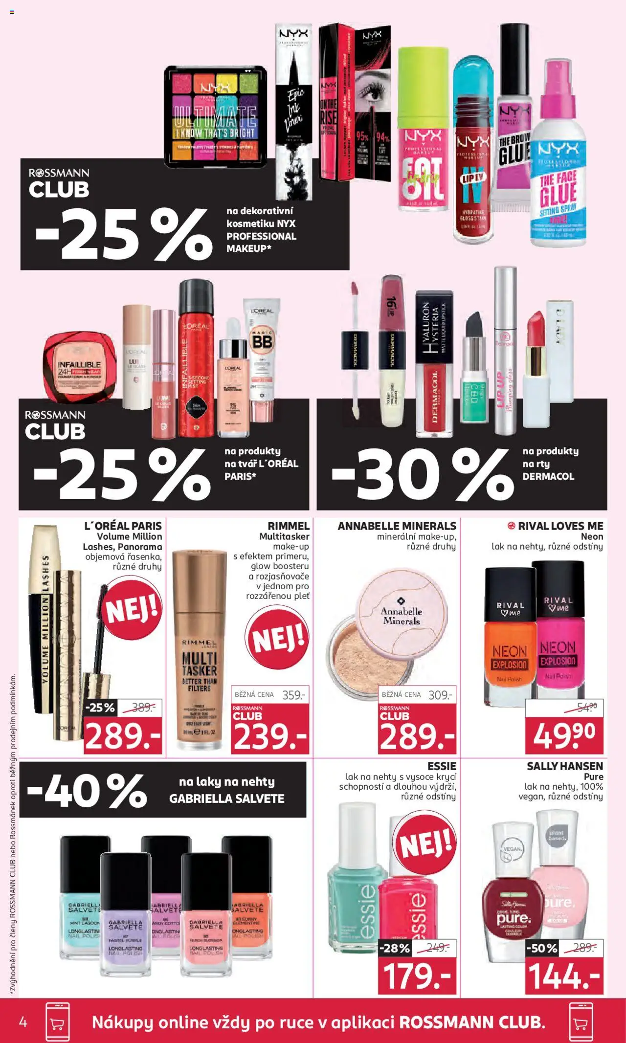 Rossmann leták od 04.06.2025 | Strana: 4 | Produkty: Laky na nehty, Krém, Nehty, Rtěnka