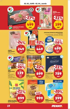 SAN FABIO PIZZA, gyorsfagyasztott sonkás, 330 g, tonhalas, 355 g - amely érvényes a következő dátumtól: 29.01.2026 | Oldal: 23