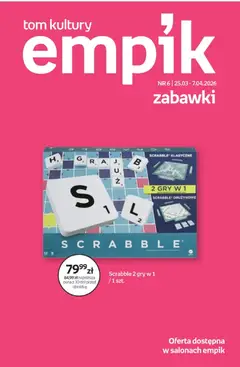 Pogląd oferty "Empik promocje - Tom kultury Zabawki" - ważna od 25.03.2026
