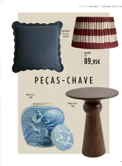 Pré-visualização El Corte Ingles Decora válido de 23.10.2025 | Página: 63 | Produtos: Abajur, Almofada, Mesa