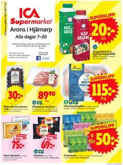 ICA Supermarket - Ängelholm - Förhandsvisning av reklamblad från butik ICA Supermarket aktuell från 14.07.2025