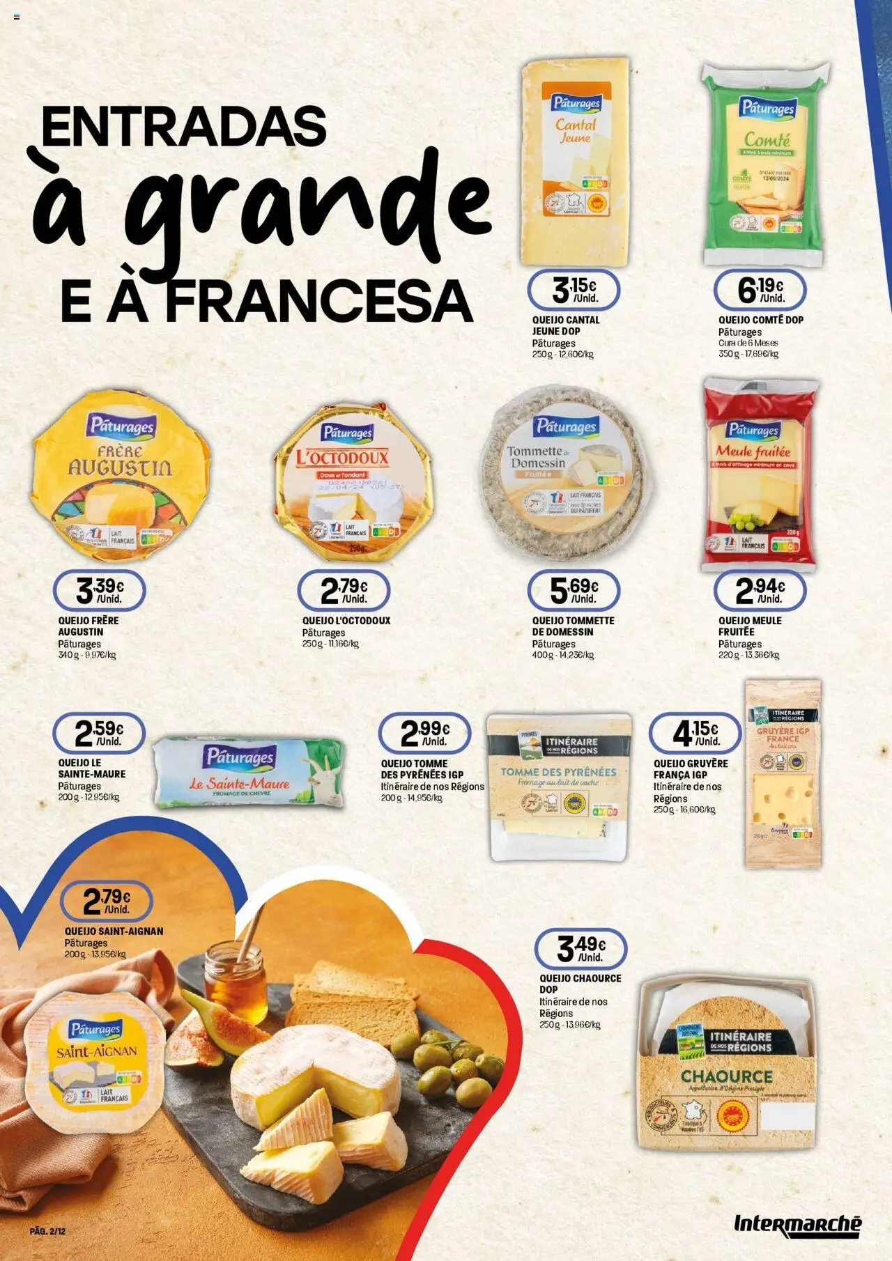 Intermarché -  Produtos Franceses │ válido de 07.08.2025 | Página: 2 | Produtos: Champagne, Queijo