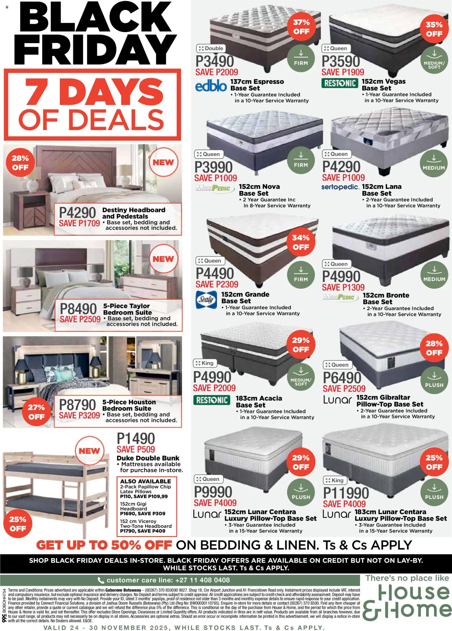 New House and Home catalogue – valid from 24.11.2025 | Page: 16 | Products: Headboard, Double bunk