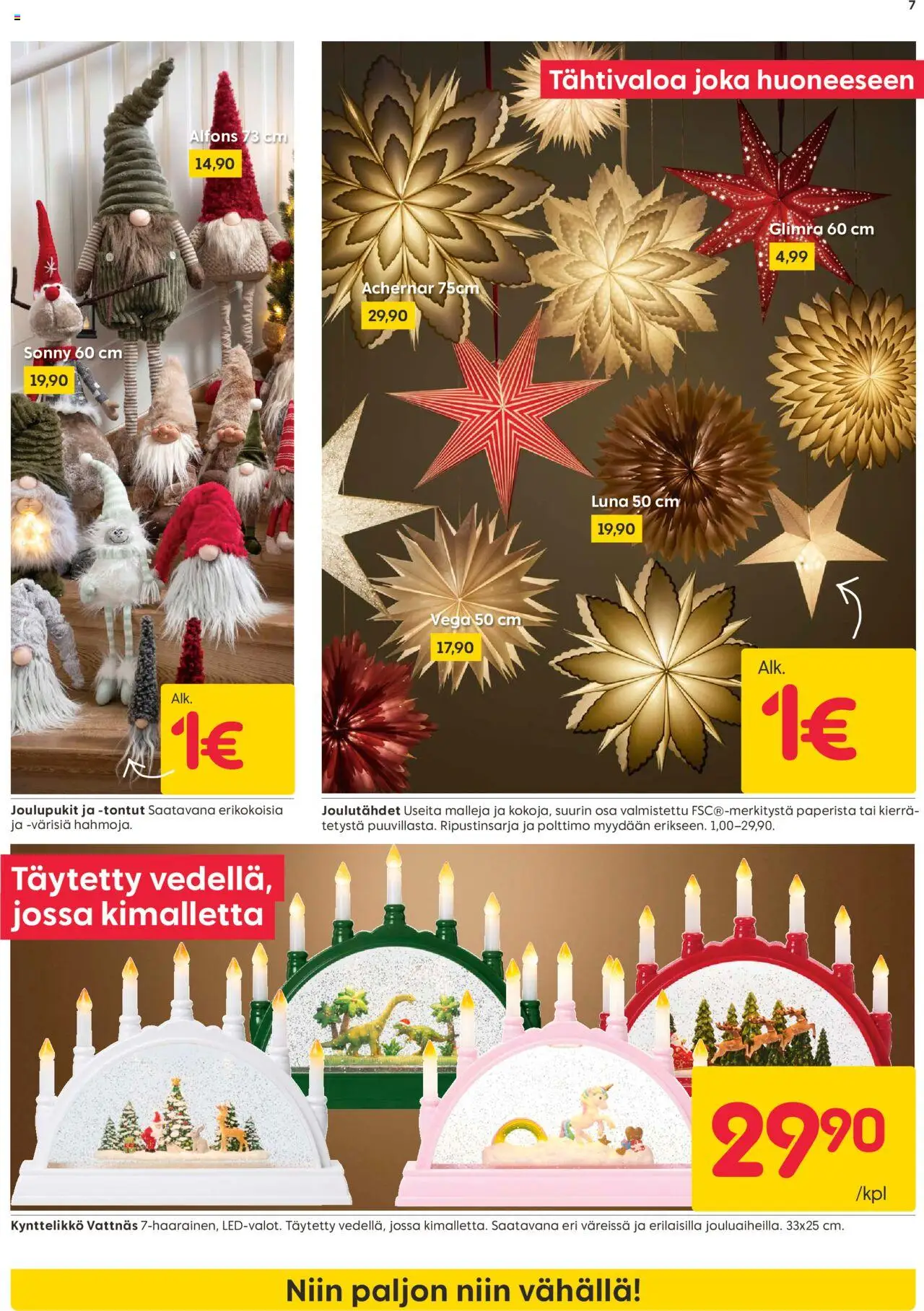 Rusta tarjoukset – voimassa 20.10.2025 alkaen | Sivu: 7 | Tuotteet: Kynttelikkö