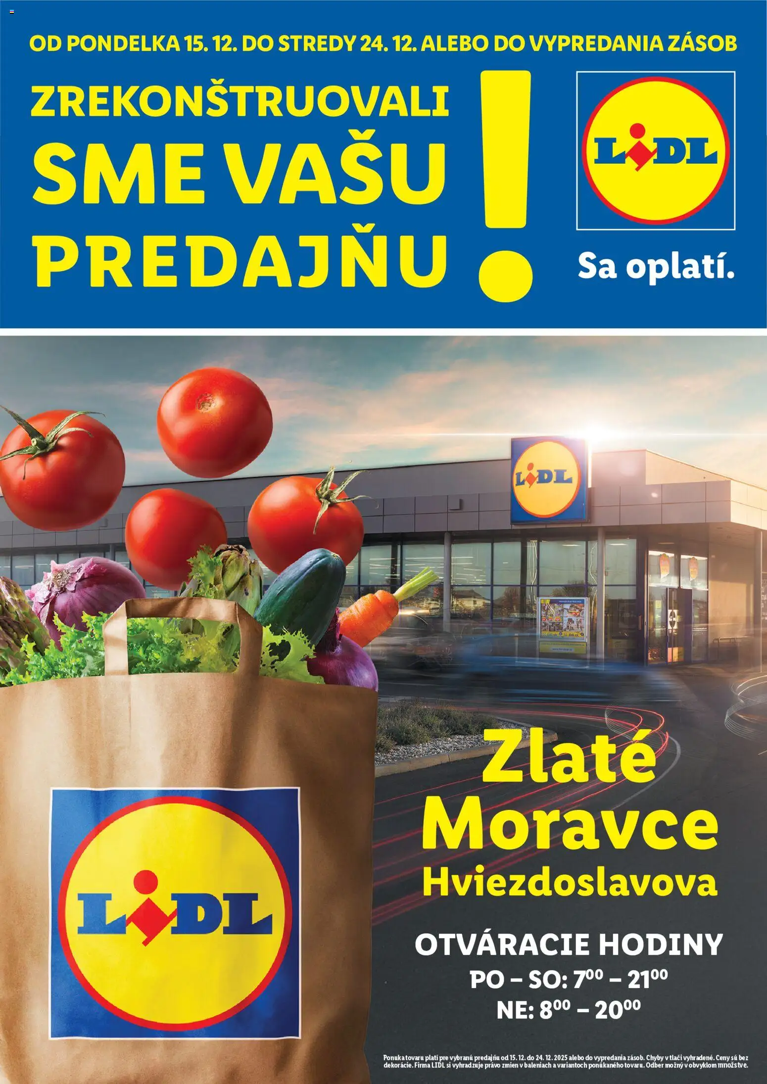 Nové Lidl akcie – leták je platný od 15.12.2025 | Strana: 1 | Produkty: Hodiny