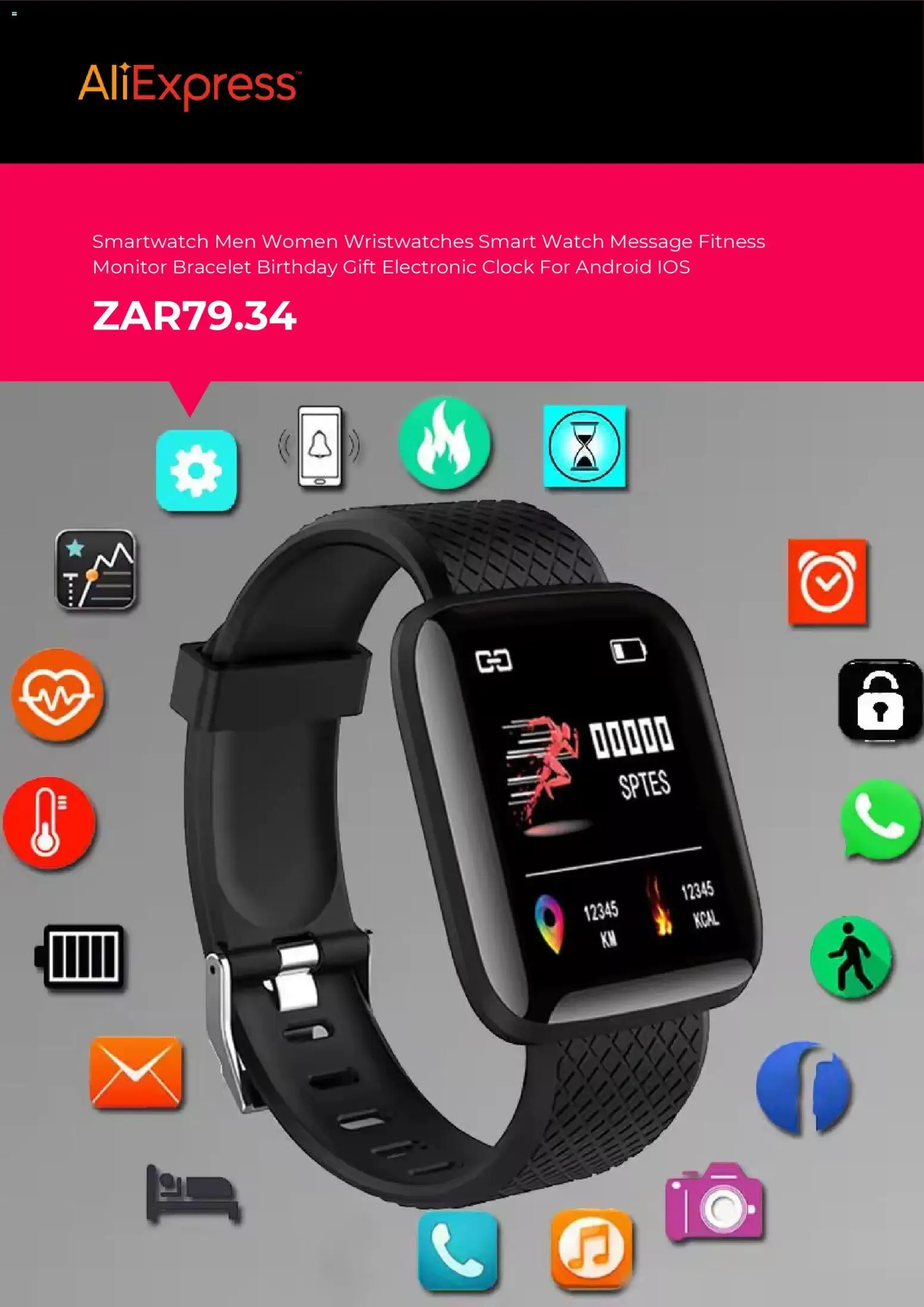 New AliExpress catalogue – valid from 20.11.2025 | Page: 5 | Products: Watch, Monitor, Smartwatch, Clock