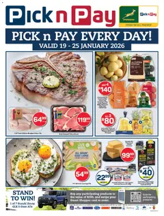 Pick n Pay specials catalogue – valid from 19.01.2026