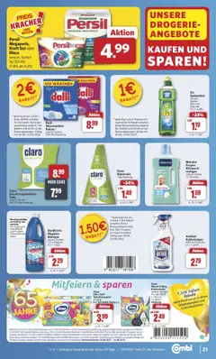 Combi Prospekt 	 - gültig ab dem 18.08.2025 | Seite: 29 | Produkte: Zewa, Waschmittel, Geschirrspülmittel, Persil