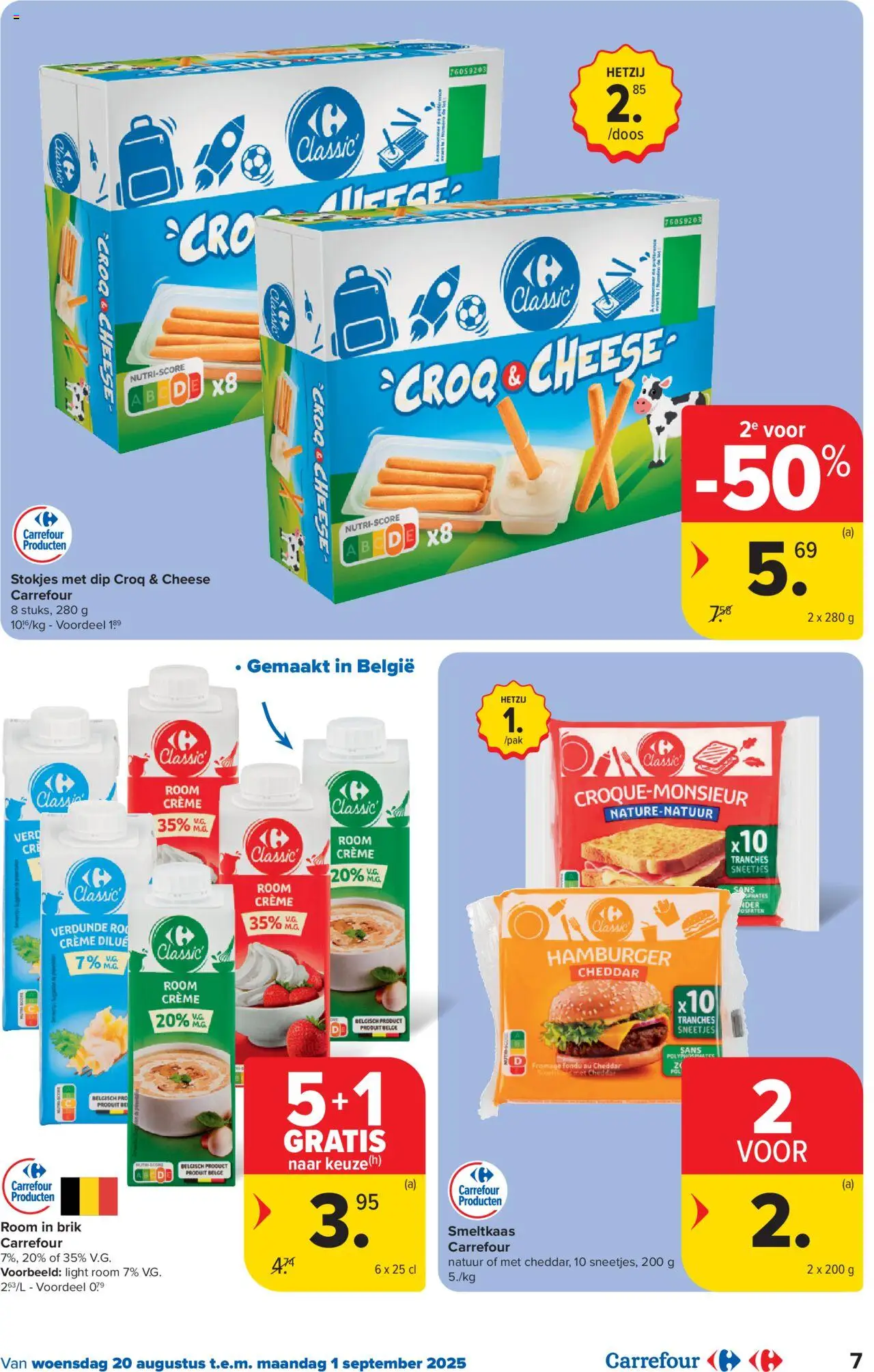  | Pagina: 7 | Producten: Hamburger, Room, Dip, Crème