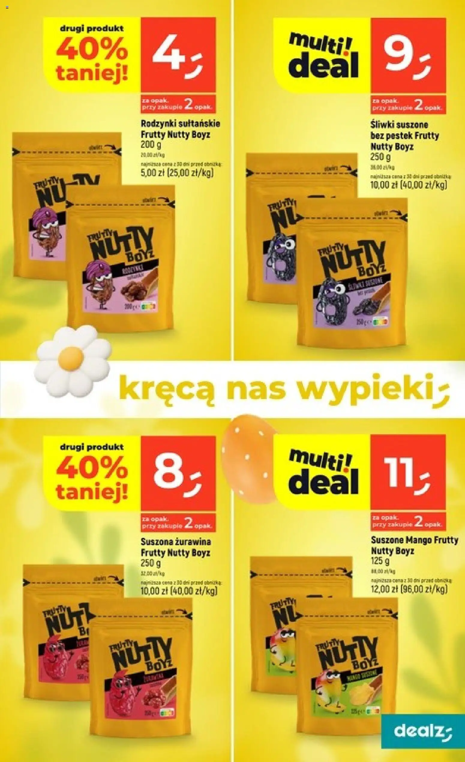 Dealz gazetka od 19.03.2026 | Strona: 17 | Produkty: Mango, Śliwki, Żurawina, Rodzynki