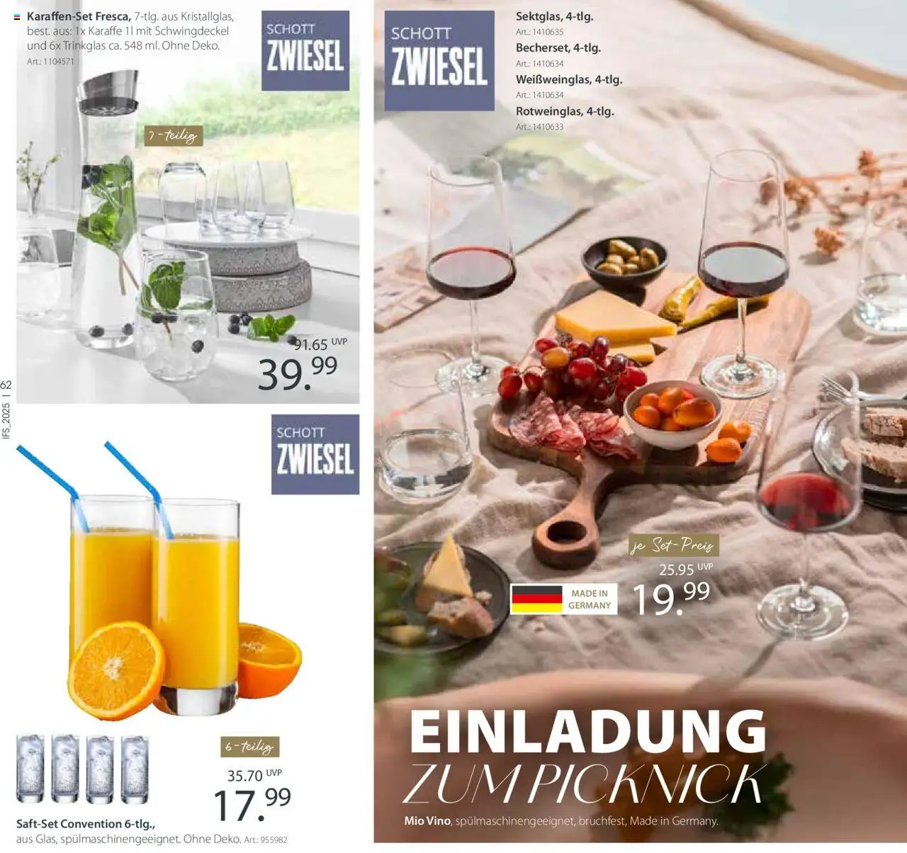 Zurbrüggen Lebenslust - gültig ab dem 01.04.2025 | Seite: 62