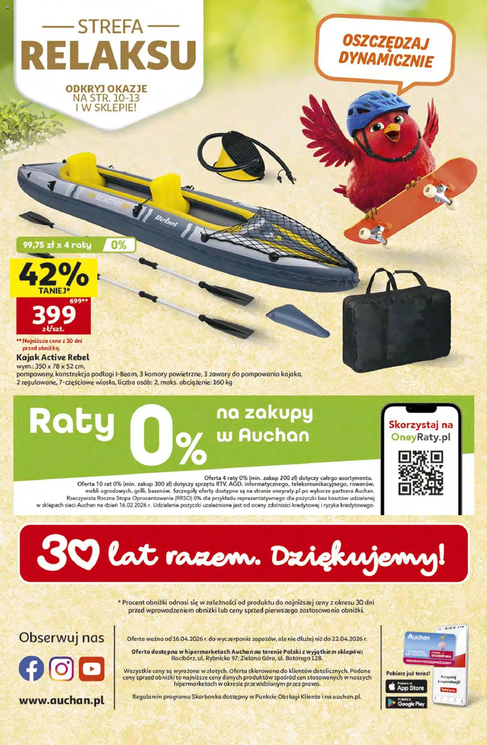 Auchan gazetka - 30 Lat Hipermarket od 16.04.2026 | Strona: 45