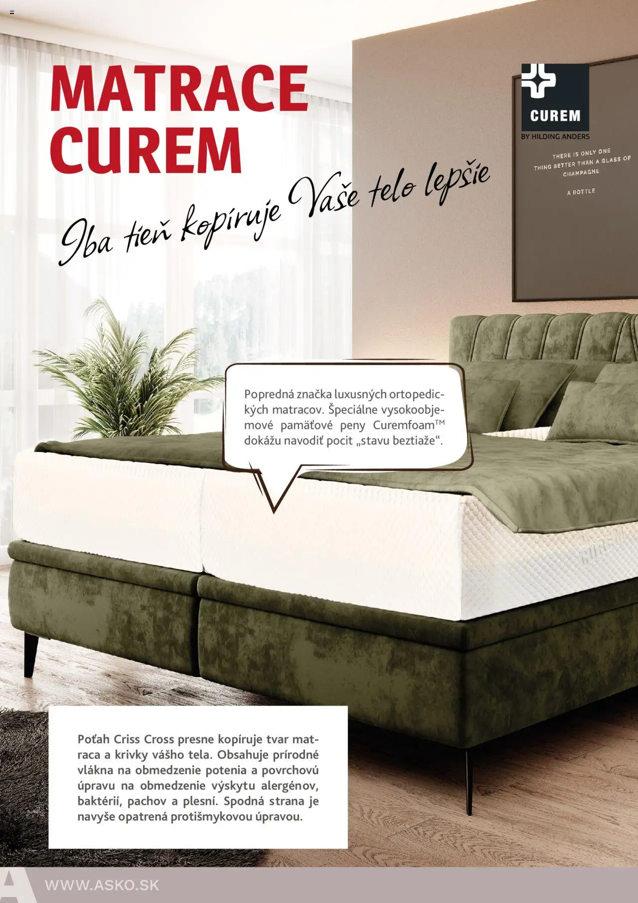 Nové ASKO nábytok akcie – leták je platný od 05.06.2025 | Strana: 10 | Produkty: Matrace