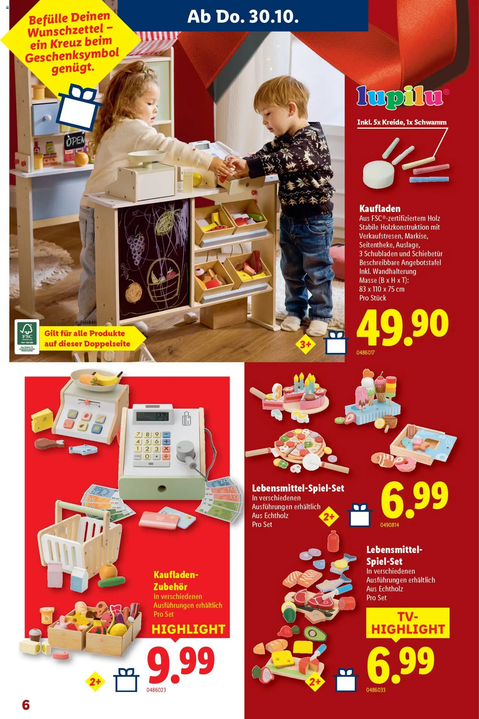 Lidl Aktionen Spielwarenmagazin – gültig ab 30.10.2025 | Seite: 6