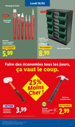 LIDL - Prévisualisation de Parkside® Chasse-goupille/ outils à frapper, Le set au choix. n°499255 valide à partir de 12.03.2026 | Page: 53 | Produits: Marteau, Tiroirs