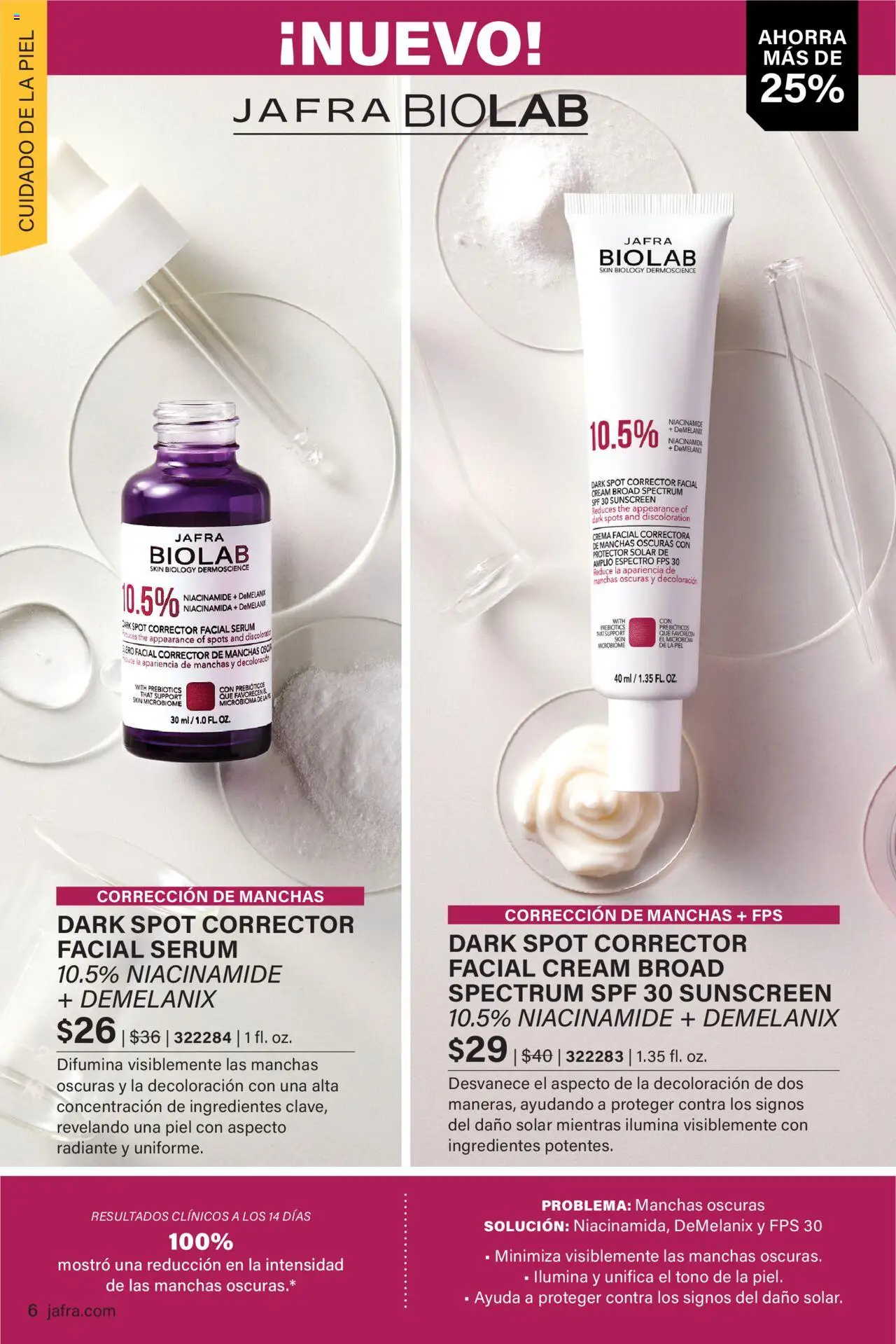 JAFRA folleto │ válido desde el 01.08.2025 | Página: 6 | Productos: Corrector, Protector solar, Sérum, Crema