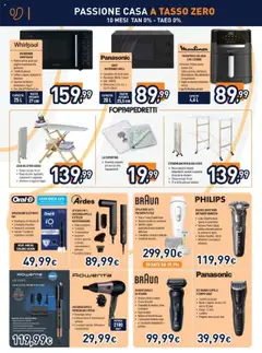 Volantino Unieuro del 17.09.2025 | Pagina: 14 | Prodotti: Friggitrice ad aria, Stendibiancheria, Griglia, Asciugacapelli
