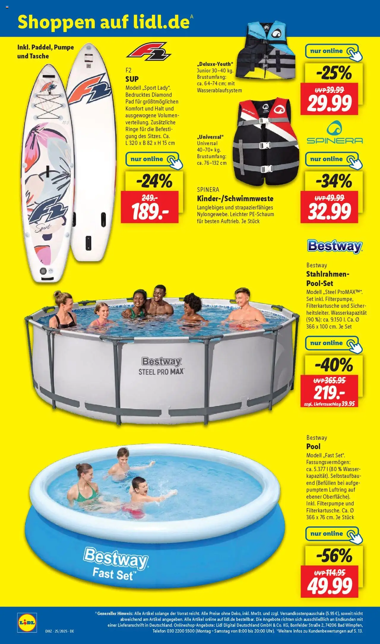 Lidl Prospekt 	 - gültig ab dem 16.06.2025 | Seite: 36 | Produkte: Bad, SUP, Wasser, Telefon