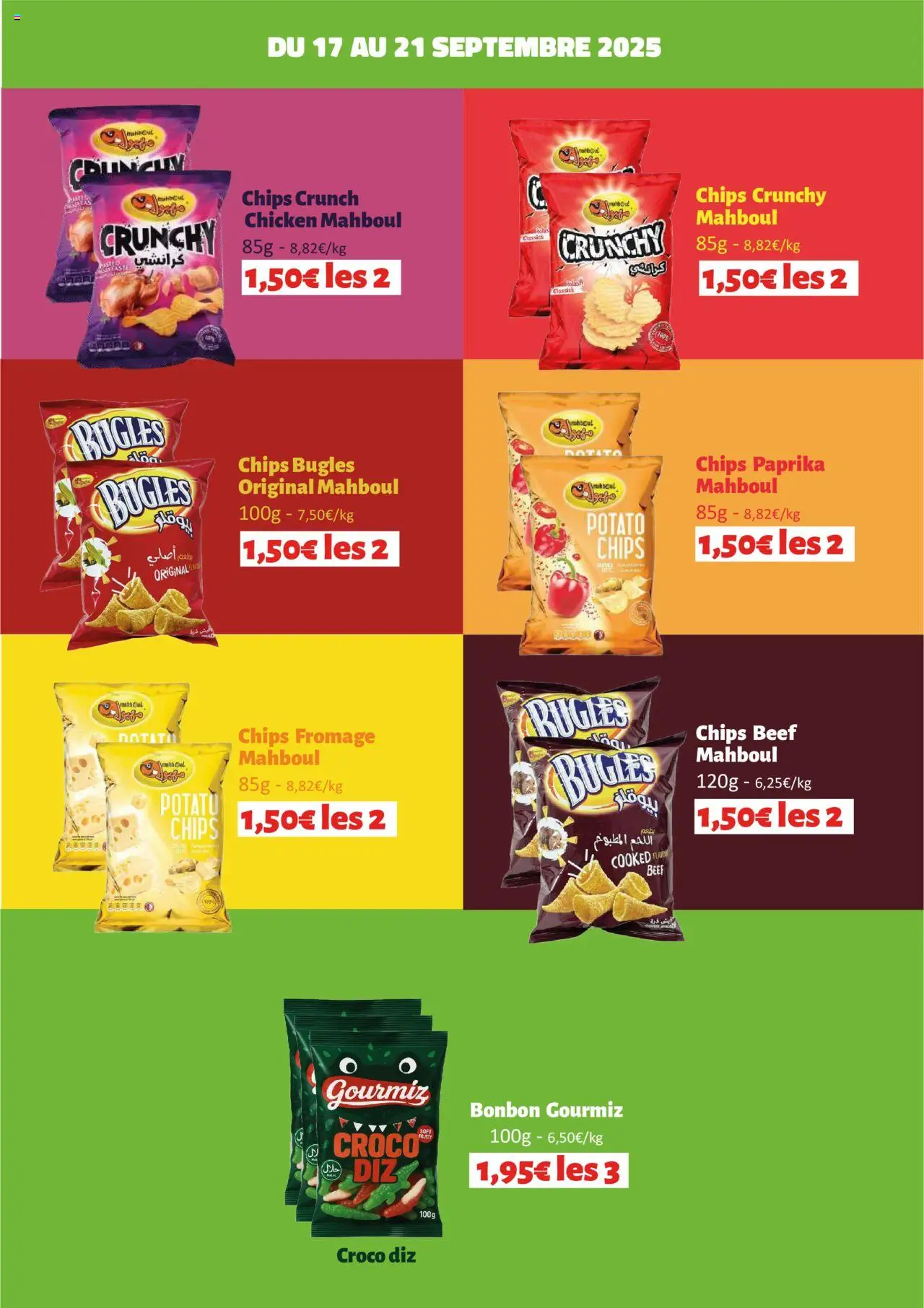  | Page: 7 | Produits: Paprika, Fromage, Chips