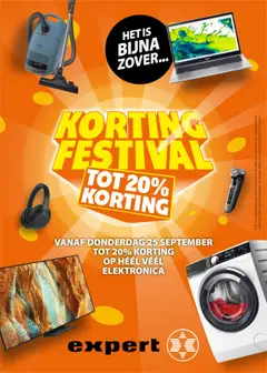 Expert - Korting Festival - Voorbeeld van een folder van Expert, geldig van 16.09.2025