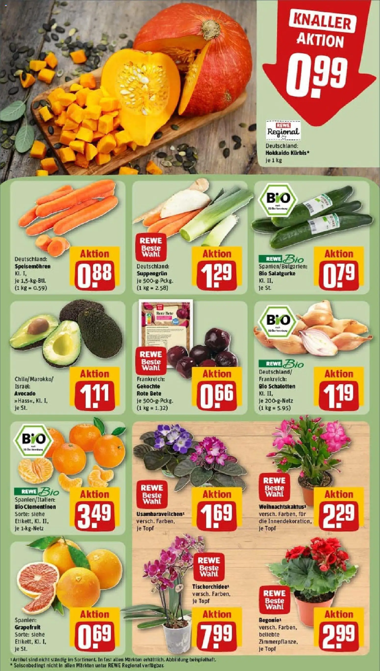 Rewe prospekt Wietze	 – gültig ab 26.10.2025 | Seite: 9 | Produkte: Avocado, Grapefruit, Kürbis