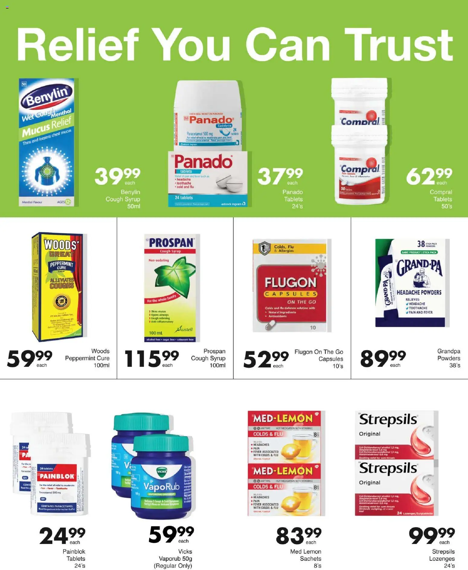 New Save catalogue – valid from 13.11.2025 | Page: 58 | Products: Cough syrup, Lozenges, Syrup, Lemon