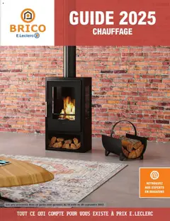 Brico E.Leclerc - Prévisualisation de Brico E.Leclerc Guide chauffage valide à partir de 19.08.2025