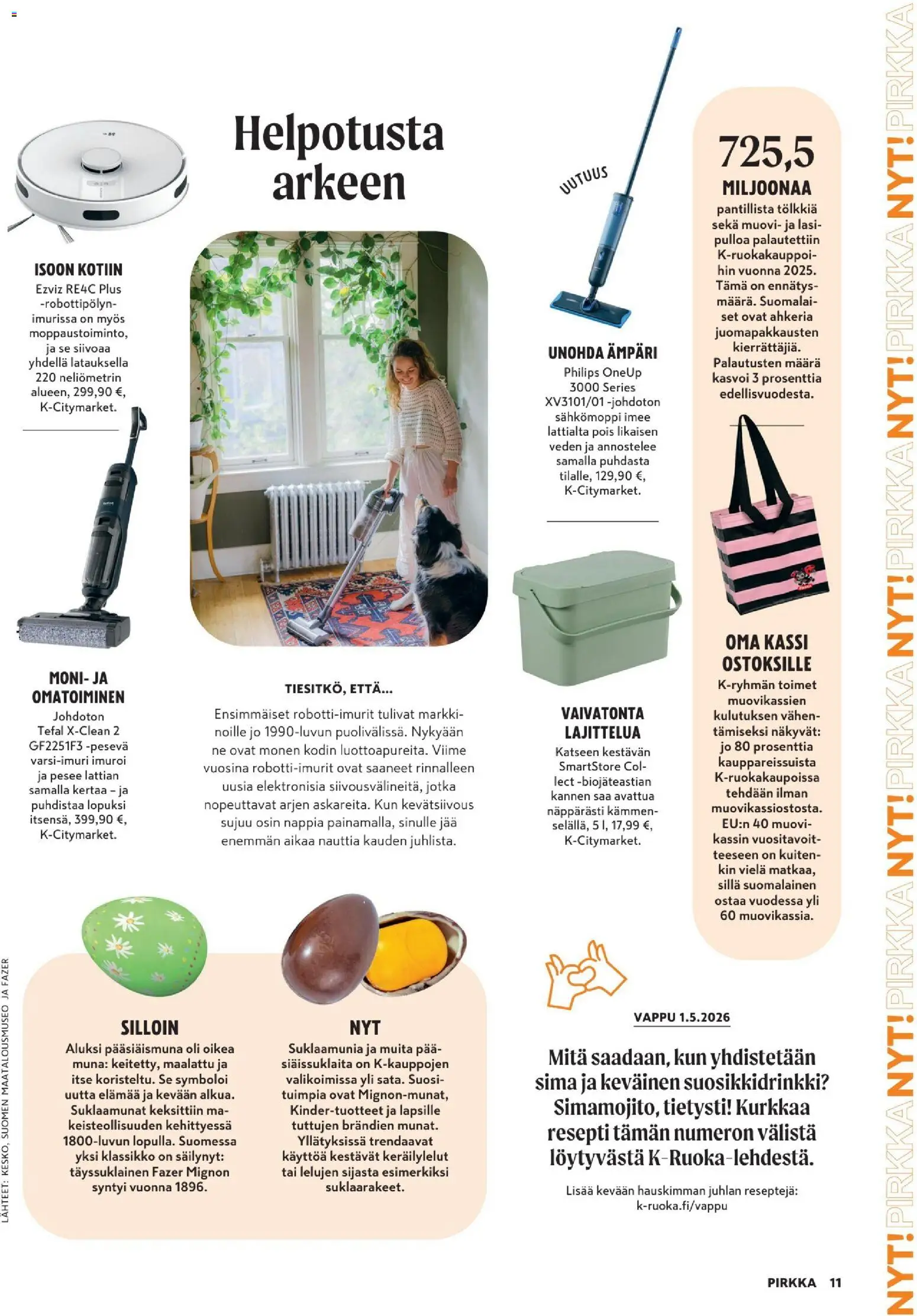 K-Supermarket - Pirkka – voimassa 25.03.2026 alkaen | Sivu: 11 | Tuotteet: Ämpäri