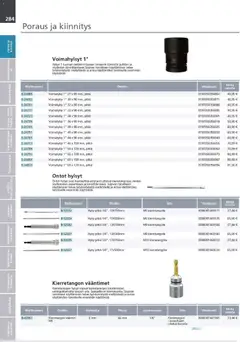 Makita-mainoslehti voimassa 24.03.2026 alkaen | Sivu: 284 | Tuotteet: Monitoimikone, Käsineet