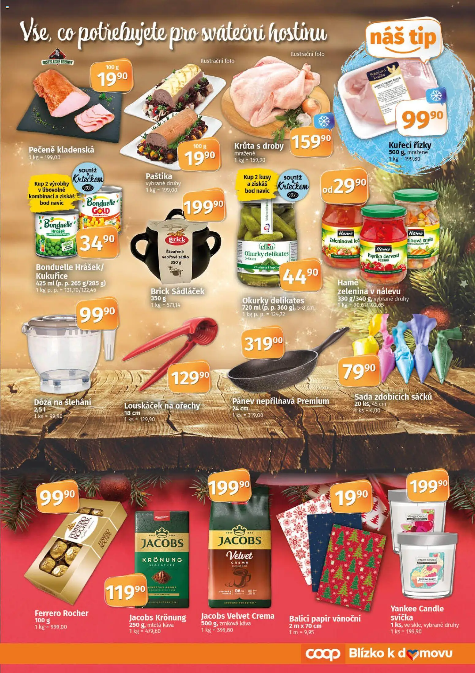 Coop leták - Tuty od 03.12.2025 | Strana: 7 | Produkty: Kuřecí řízky, Jacobs Kronung, Jacobs, Louskáček