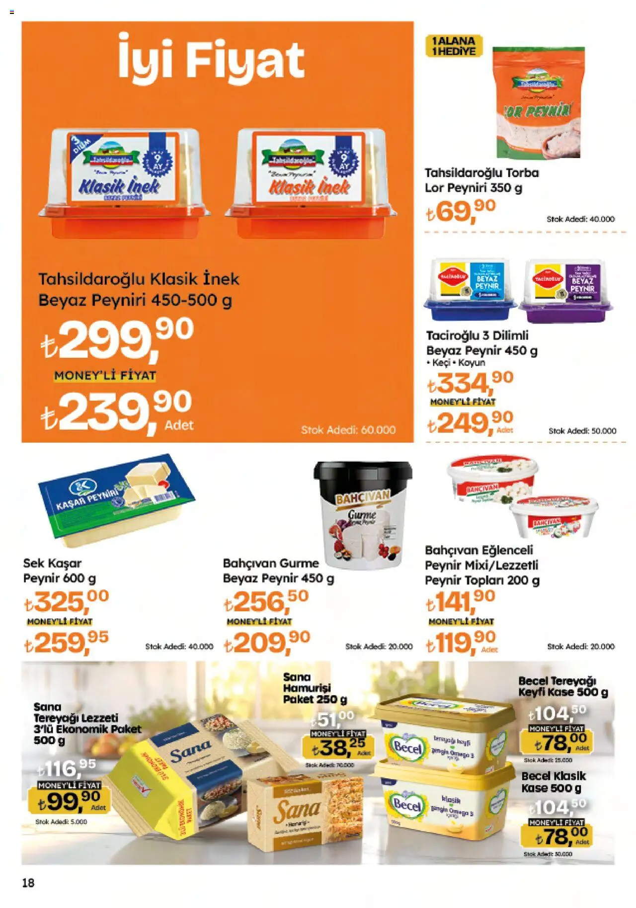 Migros Katalog - Migroskop - 09.10.2025 tarihinden itibaren geçerlidir | Sayfa: 18 | Ürünler: Kaşe, Tereyağı, Peynir