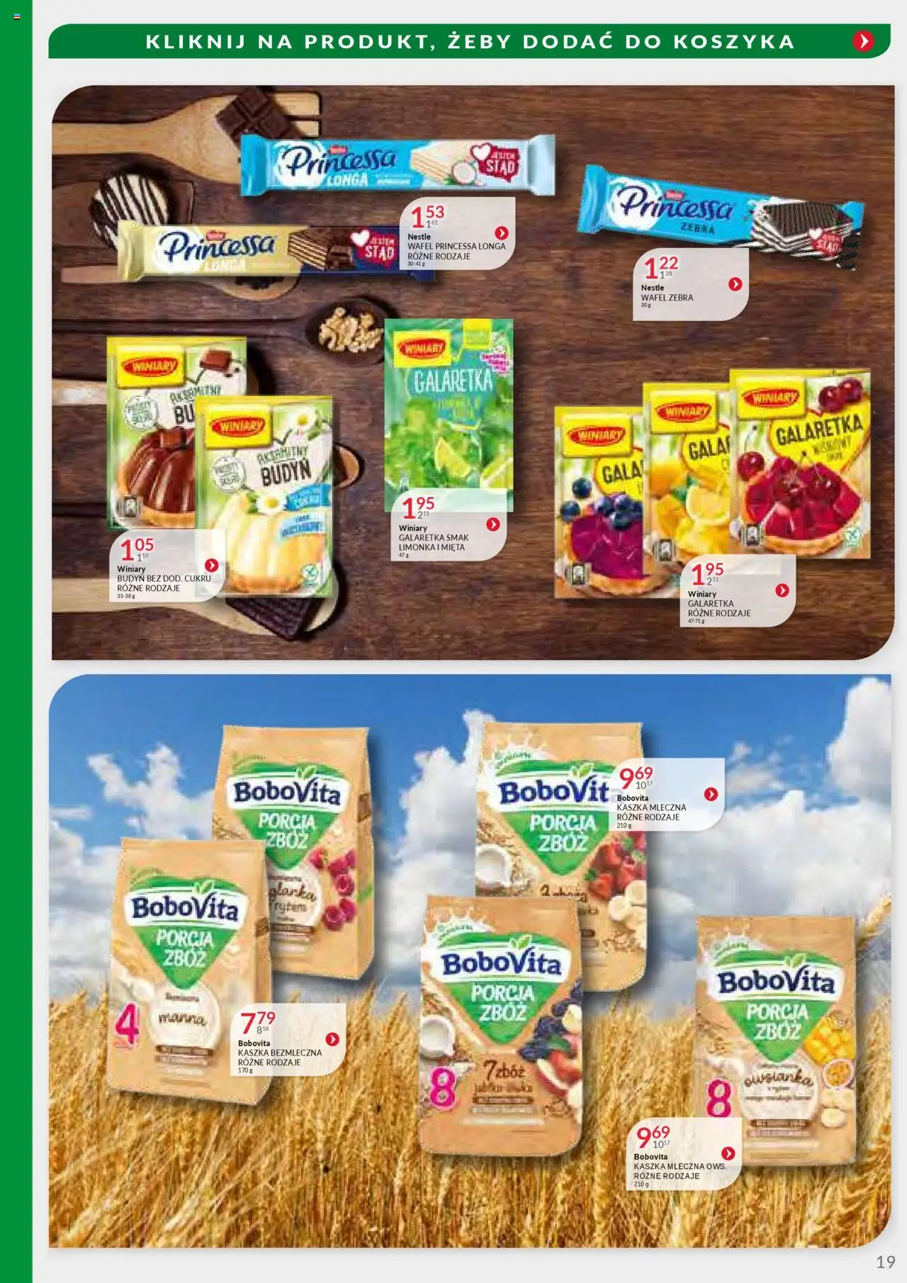 Eurocash Gazetka - Handlowa MR Południowy-Wschód od 29.09.2025 | Strona: 19 | Produkty: Limonka, Galaretka, Kaszka mleczna, Mięta