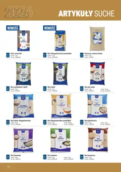 Pogląd oferty "Makro gazetka - Produktów marek własnych dla profesjonalnej Gastronomii" - ważna od 01.03.2026 | Strona: 72 | Produkty: Ryż długoziarnisty, Komosa ryżowa, Sushi, Ryż