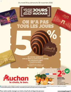 Auchan - 25 JOURS AUCHAN, et encore plus de promos ! - Voorbeeld van een folder van Auchan, geldig van 18.11.2025