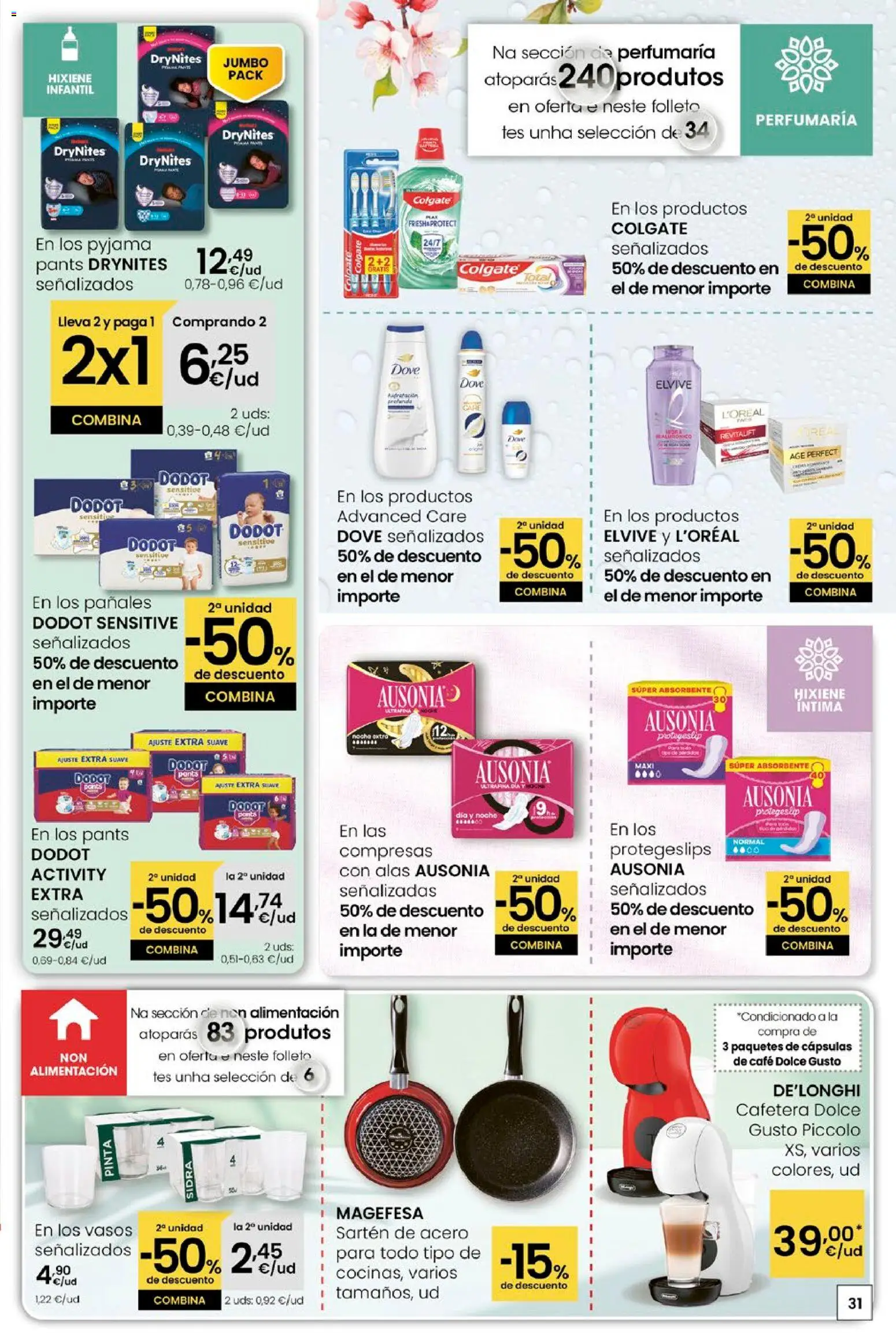 Eroski - Quién bien te quiere te hará ahorrar │ válido desde el 15.01.2026 | Página: 31 | Productos: Café, Vasos, Cafetera, Γλυφιτζούρι